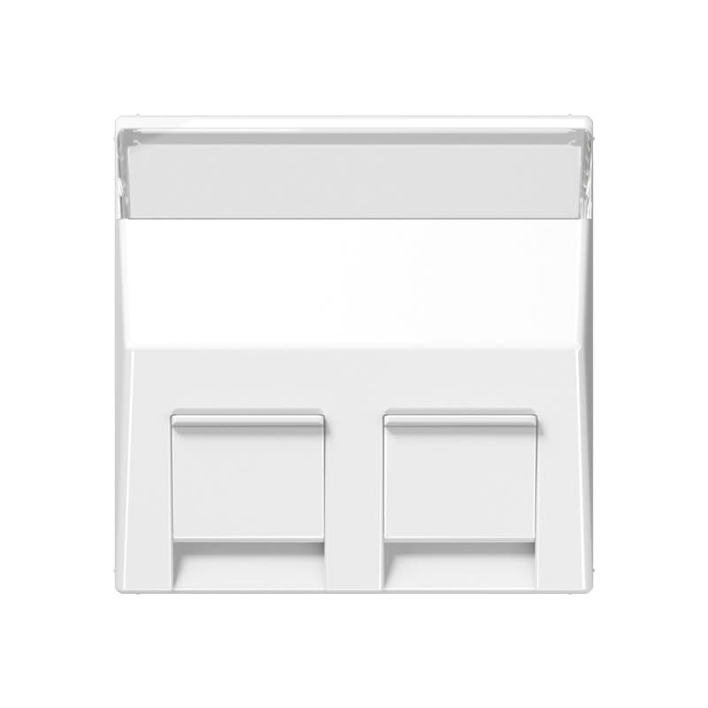 Jung - Enjoliveur pour trois noyaux Modulear-Jack / A 500 Blanc