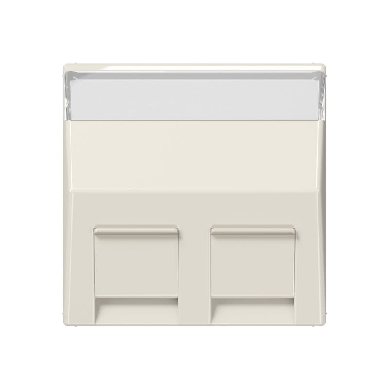 Jung - Enjoliveur pour trois noyaux Modulear-Jack / A 500 Ivoire