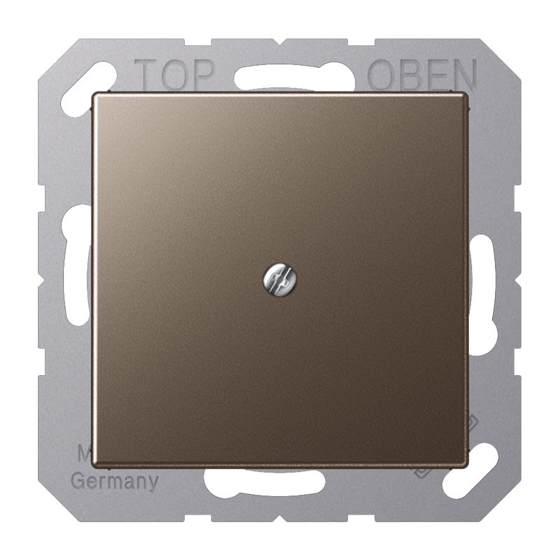 Jung - Sortie de câble avec serre câble / Série A 500 Moka