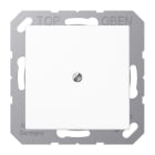 Jung - Sortie de câble avec serre câble / Série A 500 Blanc