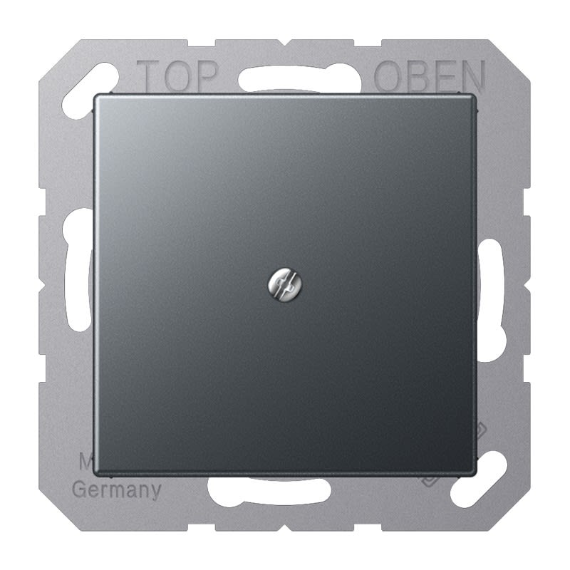 Jung - Sortie de câble avec serre câble / Série A 500 Anthracite