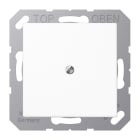 Jung - Sortie de câble avec serre câble / Série A 500 Blanc