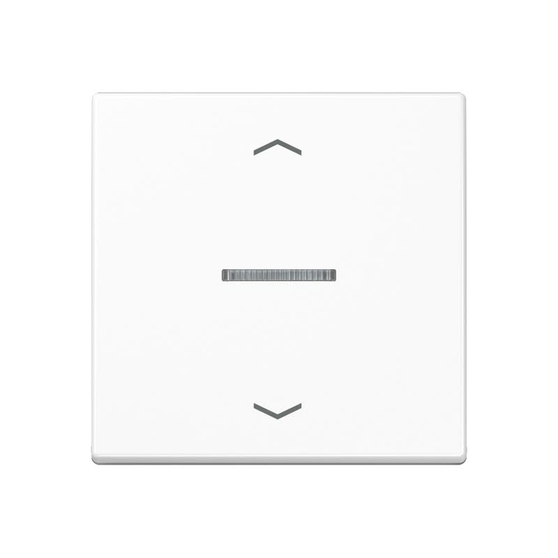 Jung - Enjo simple touche a voyant+fleches - A 500 Blanc