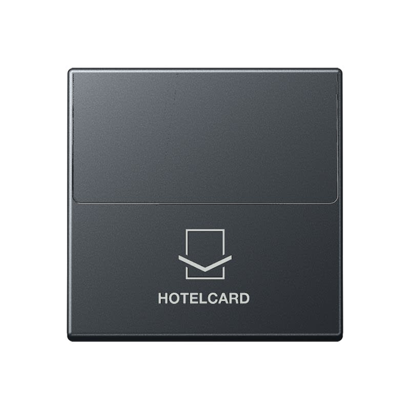 Jung - Enjoliveur Interrupteur Hotelcard / Série A 500 Anthracite