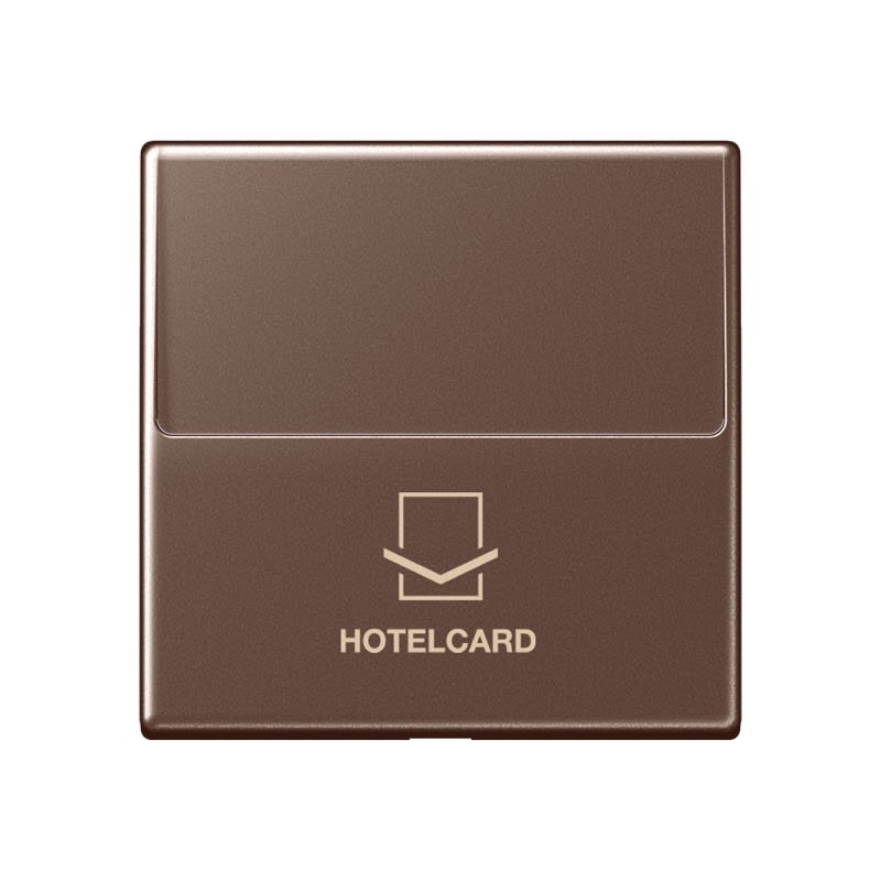 Jung - Enjoliveur Interrupteur Hotelcard / Série A 500 Moka