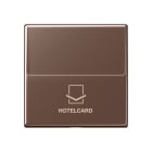 Jung - Enjoliveur Interrupteur Hotelcard / Série A 500 Moka