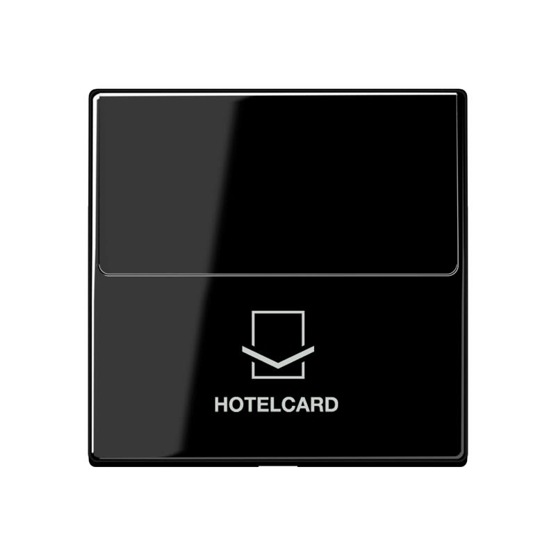 Jung - Enjoliveur Interrupteur Hotelcard / Série A 500 Noir