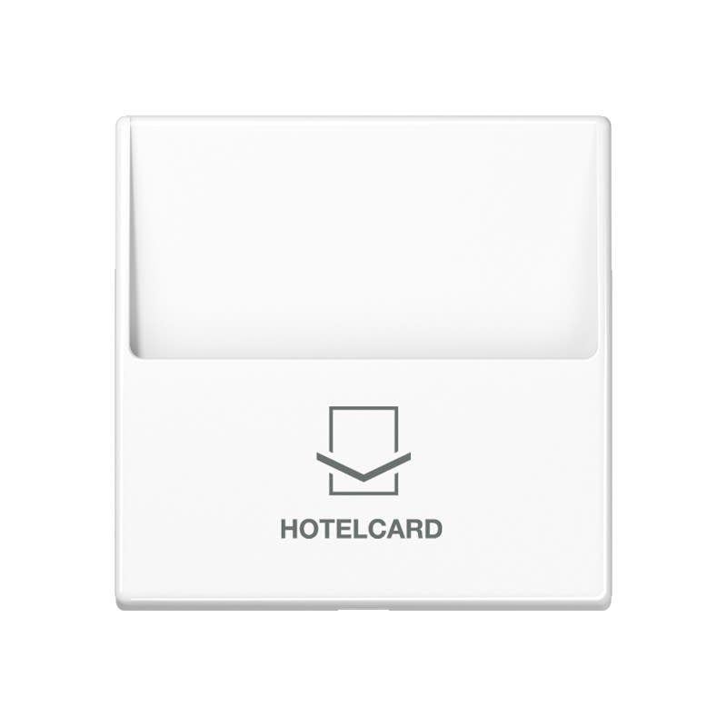 Jung - Enjoliveur Interrupteur Hotelcard / Série A 500 Blanc