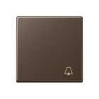 Jung - Enjoliveur avec symbole "sonnerie" / Série A 500 Moka