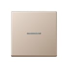 Jung - Enjoliveur simple touche à voyant / Série A 500 Champagne