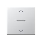 Jung - Enjo simple touche a voyant+fleches - A 500 Aluminium