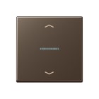 Jung - Enjo simple touche a voyant+fleches - A 500 Moka