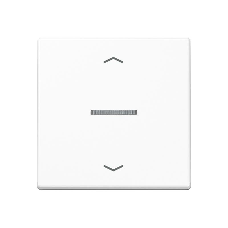 Jung - Enjo simple touche a voyant+fleches - A 500 Blanc