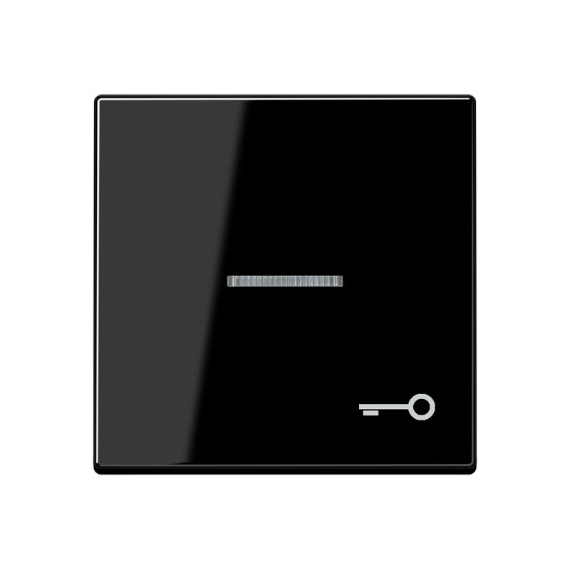 Jung - Enjoliveur avec symbole "gâche" à voyant / Série A 500 Noir