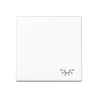 Jung - Enjoliveur avec symbole "lumière" / Série A 500 Blanc