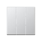 Jung - Enjoliveur pour IN+BP 3 voies / Série A 500 Aluminium