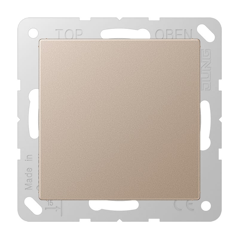 Jung - Enjoliveur obturateur de finition / Série A 500 Champagne