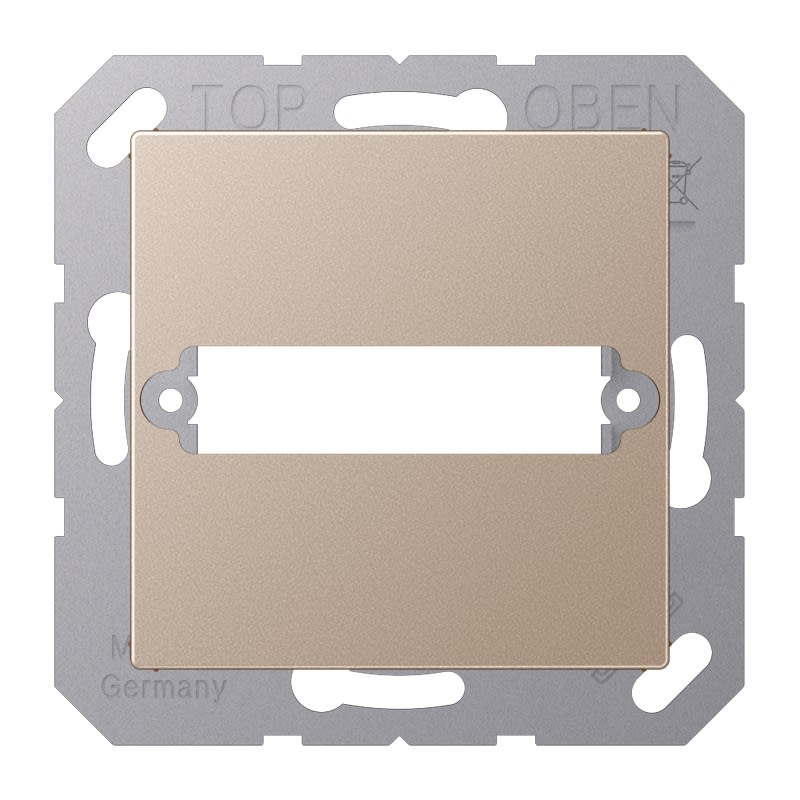 Jung - Enjoliveur pour connecteur trapèze 25 / Série A 500 Champagne