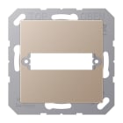 Jung - Enjoliveur pour connecteur trapèze 25 / Série A 500 Champagne