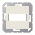 Jung - Enjoliveur pour connecteur trapèze 9 - 15 / Série A 500 Ivoire