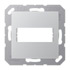 Jung - Enjoliveur pour connecteur trapèze 9 - 15 / Série A 500 Aluminium