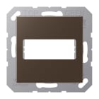 Jung - Enjoliveur pour connecteur trapèze 9 - 15 / Série A 500 Moka