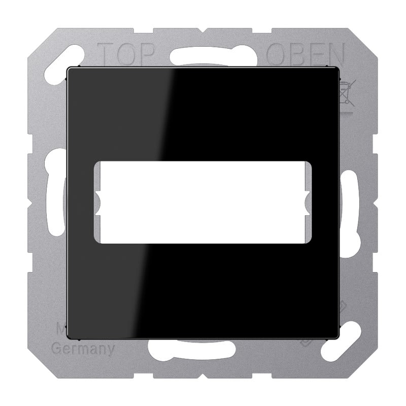 Jung - Enjoliveur pour connecteur trapèze 9 - 15 / Série A 500 Noir