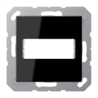 Jung - Enjoliveur pour connecteur trapèze 9 - 15 / Série A 500 Noir