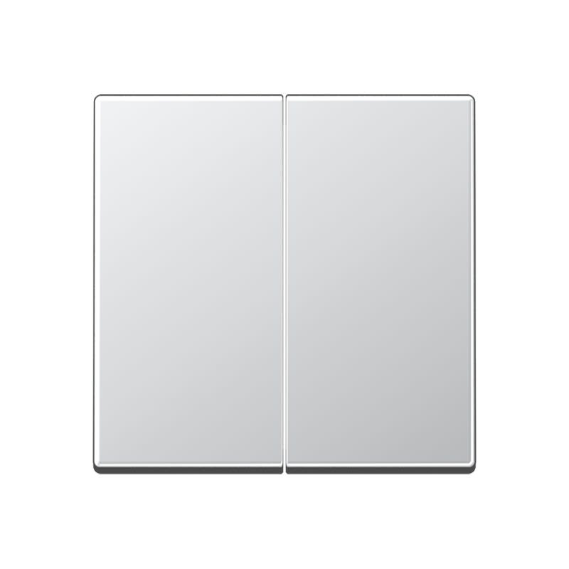 Jung - Enjoliveur double touche / Série A 500 Aluminium