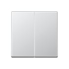 Jung - Enjoliveur double touche / Série A 500 Aluminium