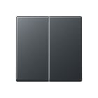 Jung - Enjoliveur double touche / Série A 500 Anthracite