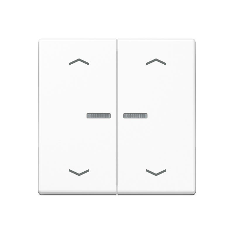 Jung - Enjo pour double IN et BP a voyant - A 500 Blanc