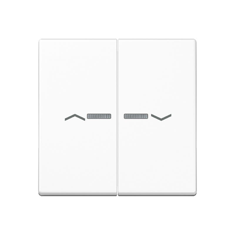 Jung - Enjo pour double IN et BP a voyant - A 500 Blanc