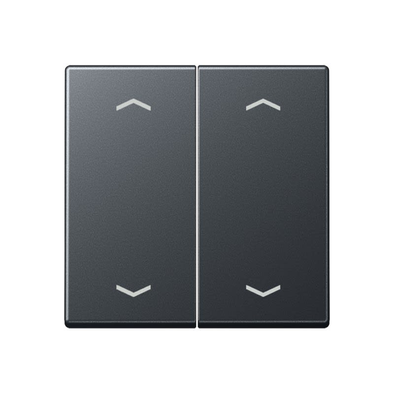 Jung - Enjoliveur double touche a fleches - A 500 Anthracite