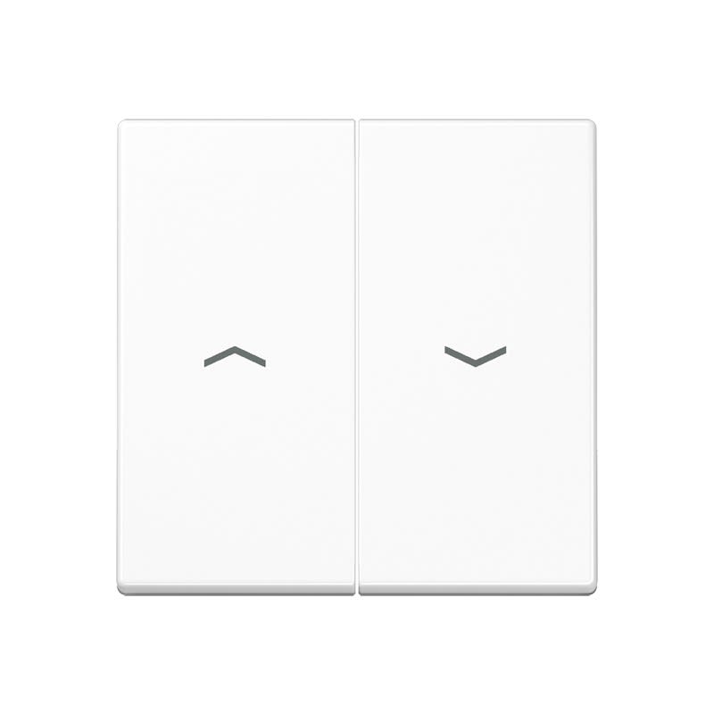 Jung - Enjoliveur double touche IN+BP VR-store / Série A 500 Blanc