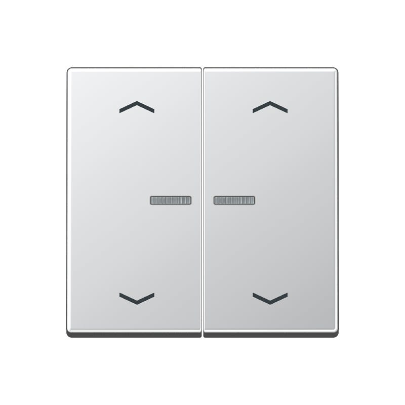 Jung - Enjo pour double IN et BP a voyant - A 500 Aluminium