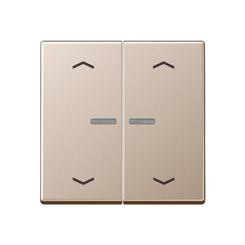 Jung - Enjo pour double IN et BP a voyant - A 500 Champagne