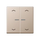 Jung - Enjo pour double IN et BP a voyant - A 500 Champagne