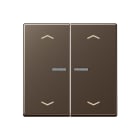 Jung - Enjo pour double IN et BP a voyant - A 500 Moka