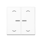 Jung - Enjo pour double IN et BP a voyant - A 500 Blanc