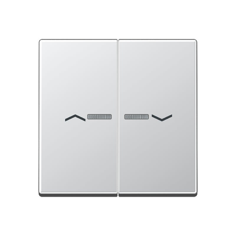 Jung - Enjo pour double IN et BP a voyant - A 500 Aluminium