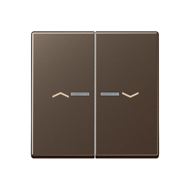 Jung - Enjo pour double IN et BP a voyant - A 500 Moka