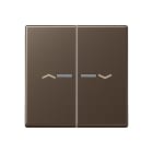 Jung - Enjo pour double IN et BP a voyant - A 500 Moka