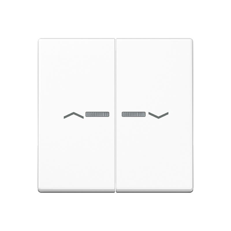 Jung - Enjo pour double IN et BP a voyant - A 500 Blanc