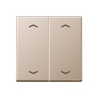 Jung - Enjoliveur double touche a fleches - A 500 Champagne