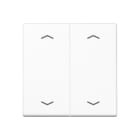 Jung - Enjoliveur double touche a fleches - A 500 Blanc