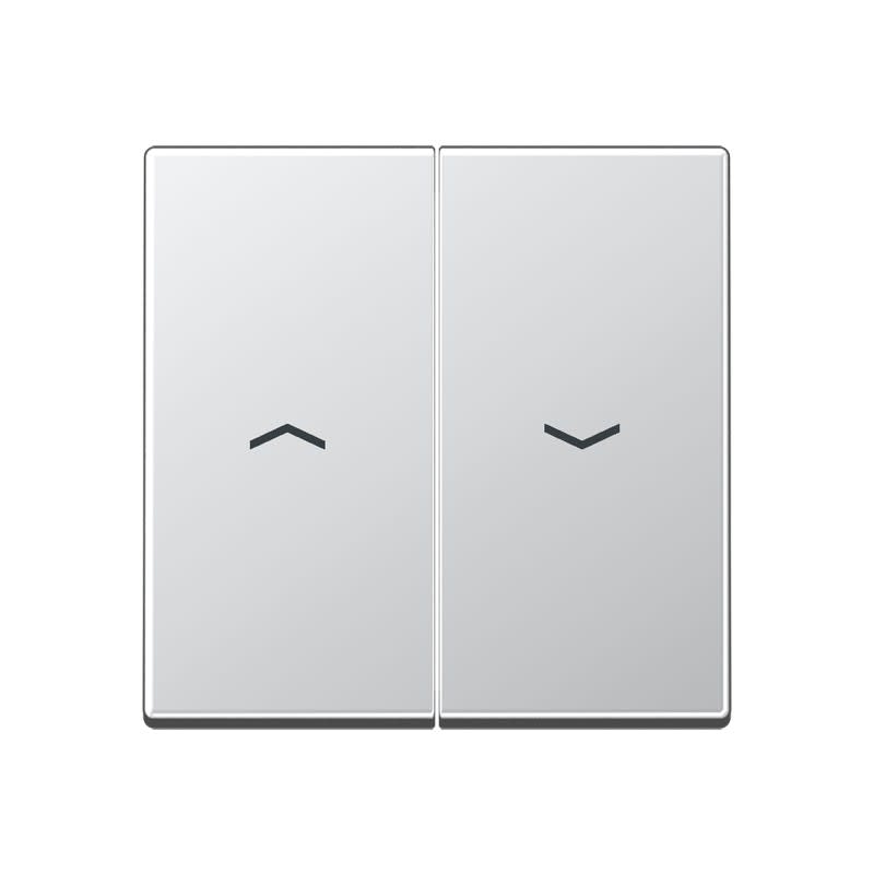 Jung - Enjoliveur double touche IN+BP VR-store / Série A 500 Aluminium