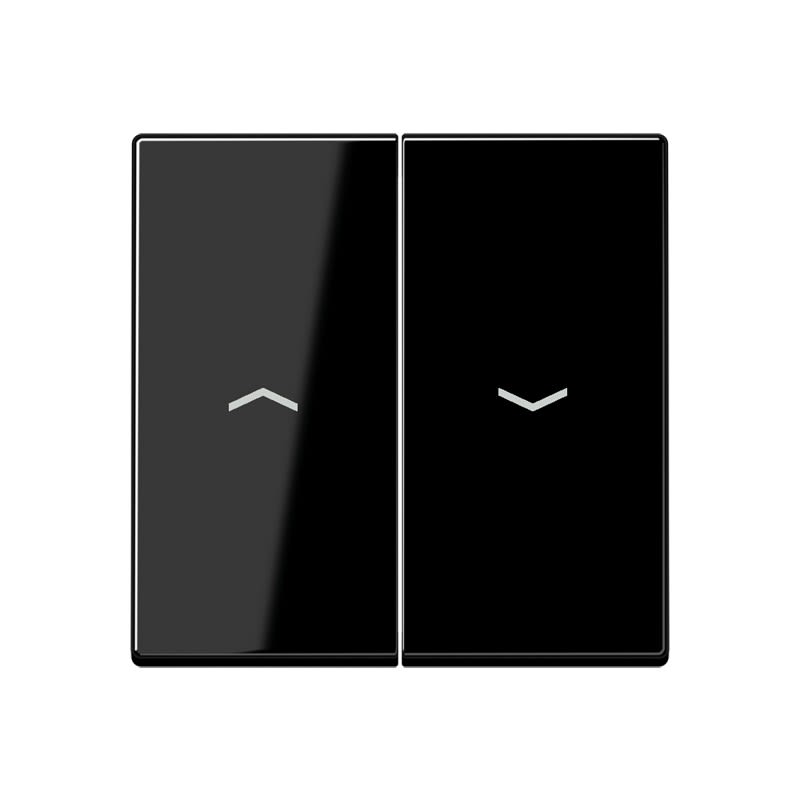 Jung - Enjoliveur double touche IN+BP VR-store / Série A 500 Noir