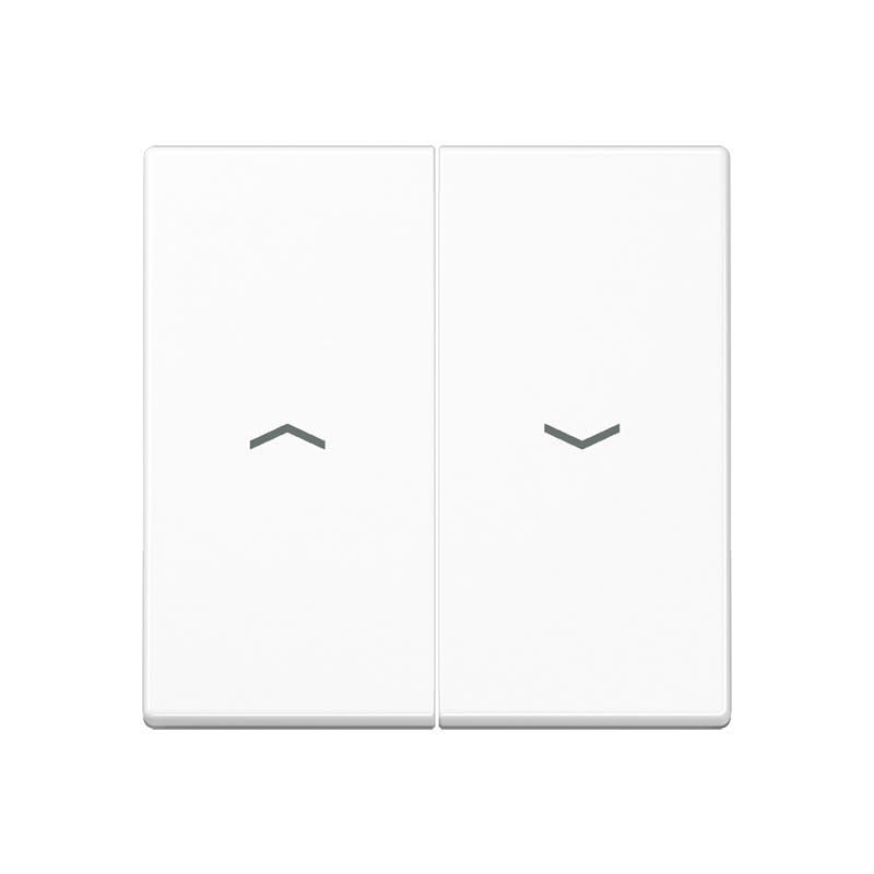 Jung - Enjoliveur double touche IN+BP VR-store / Série A 500 Blanc