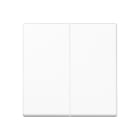 Jung - Enjoliveur double touche / A 500 Blanc